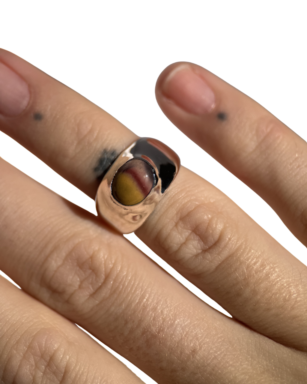 Mookaite Jasper ring