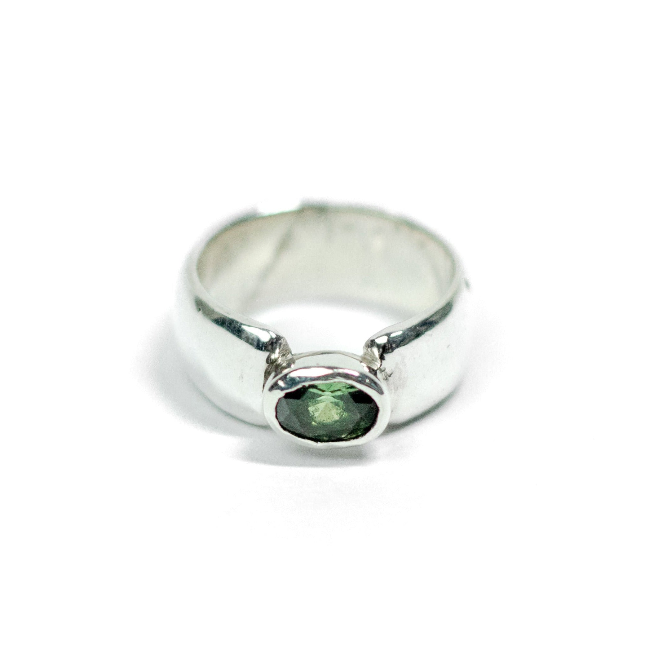 Green Tourmaline Ring