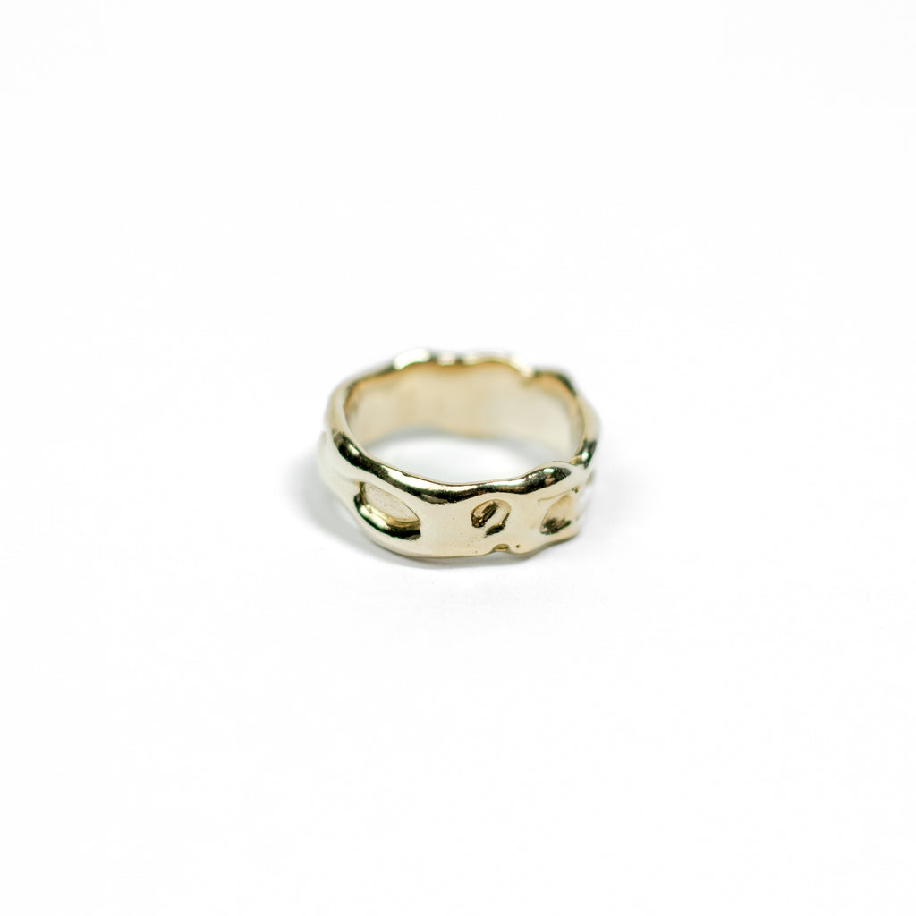 Waterhole ring - 9ct gold