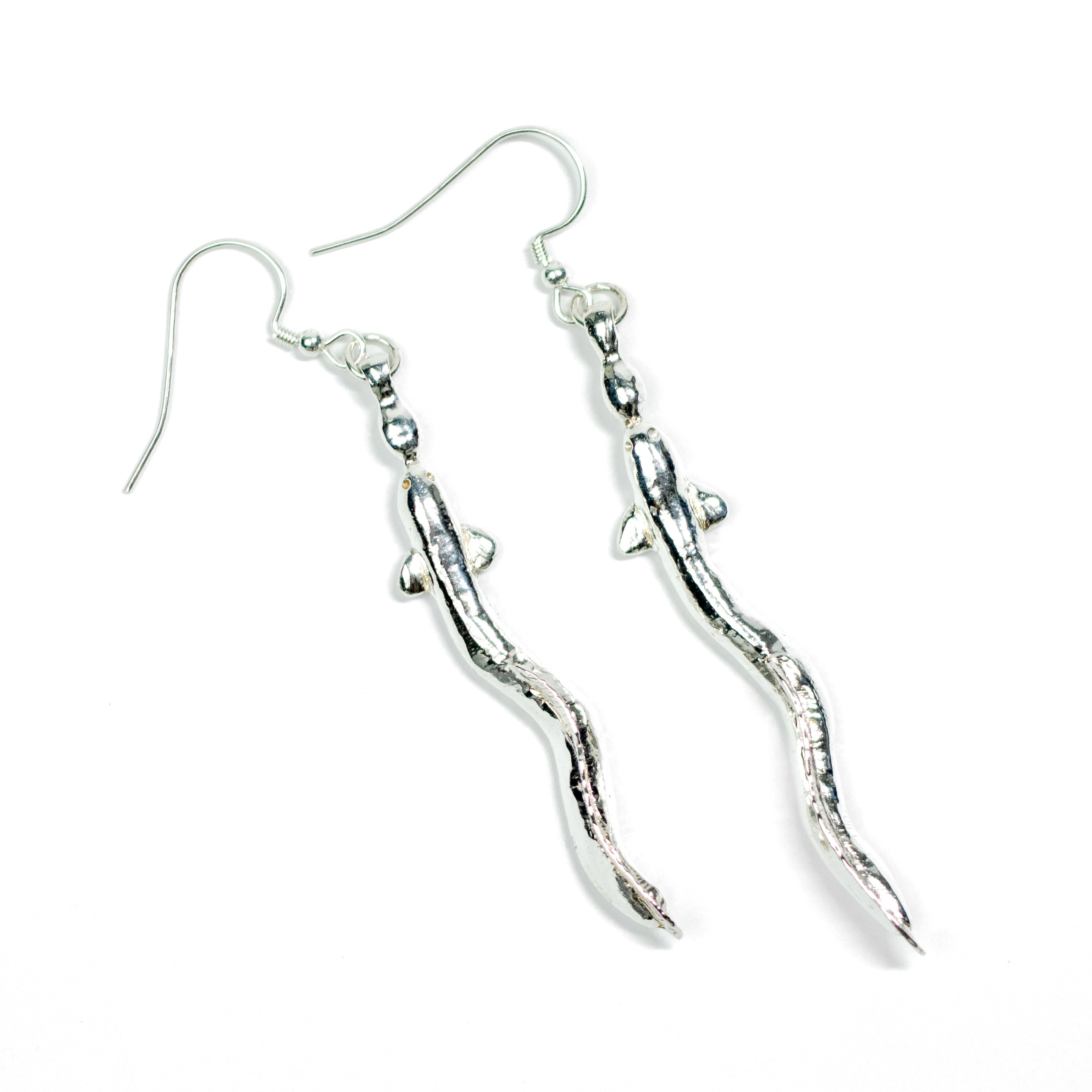 Eel earrings