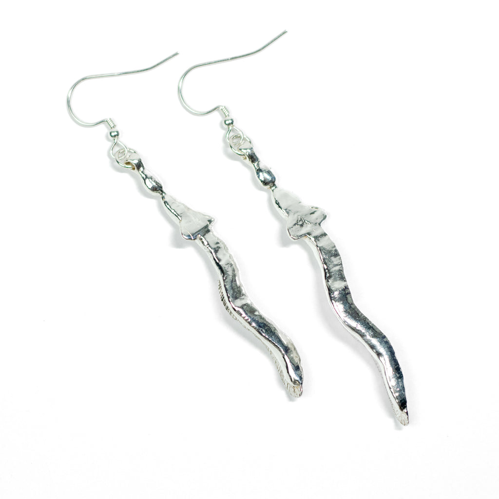 Eel earrings