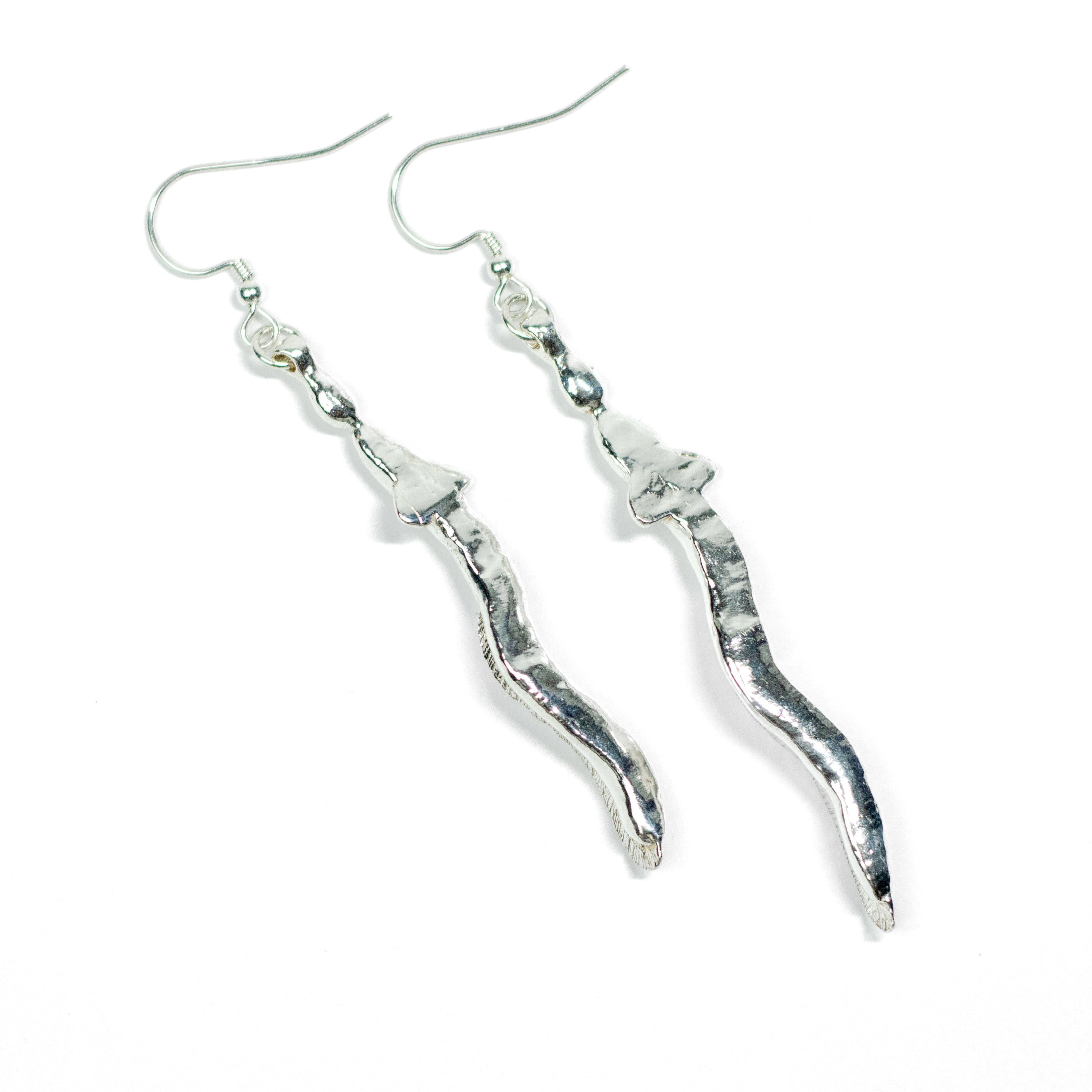 Eel earrings