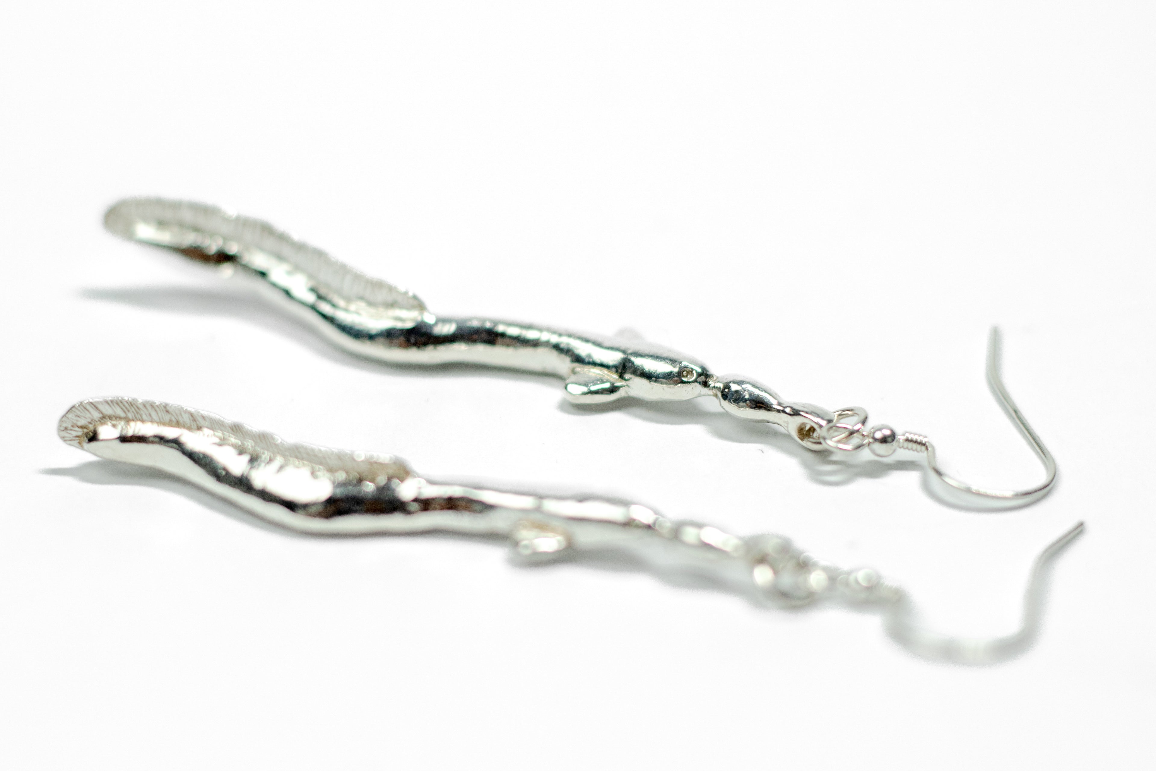 Eel earrings