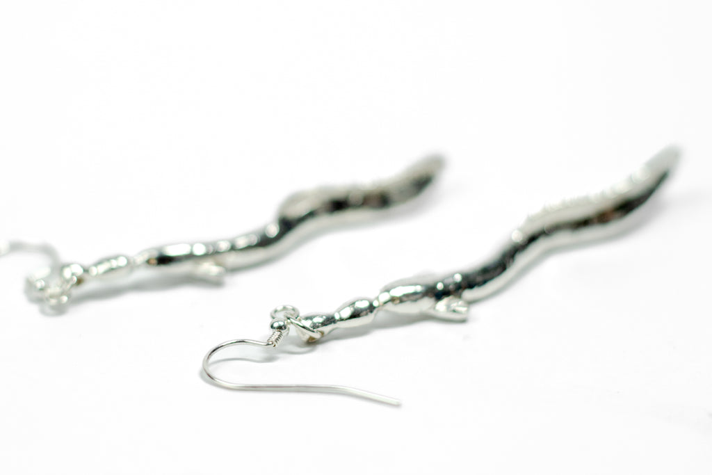 Eel earrings