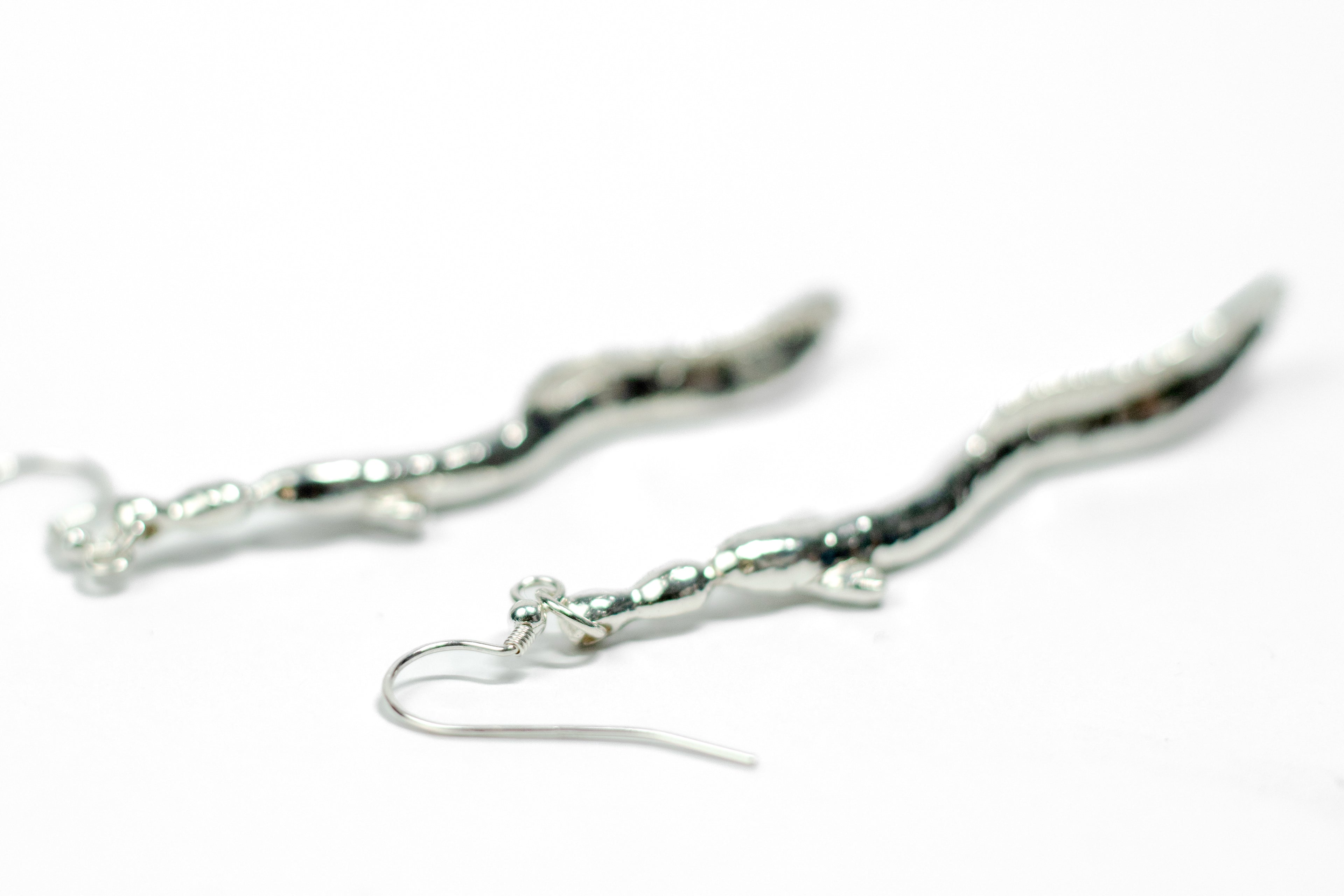 Eel earrings