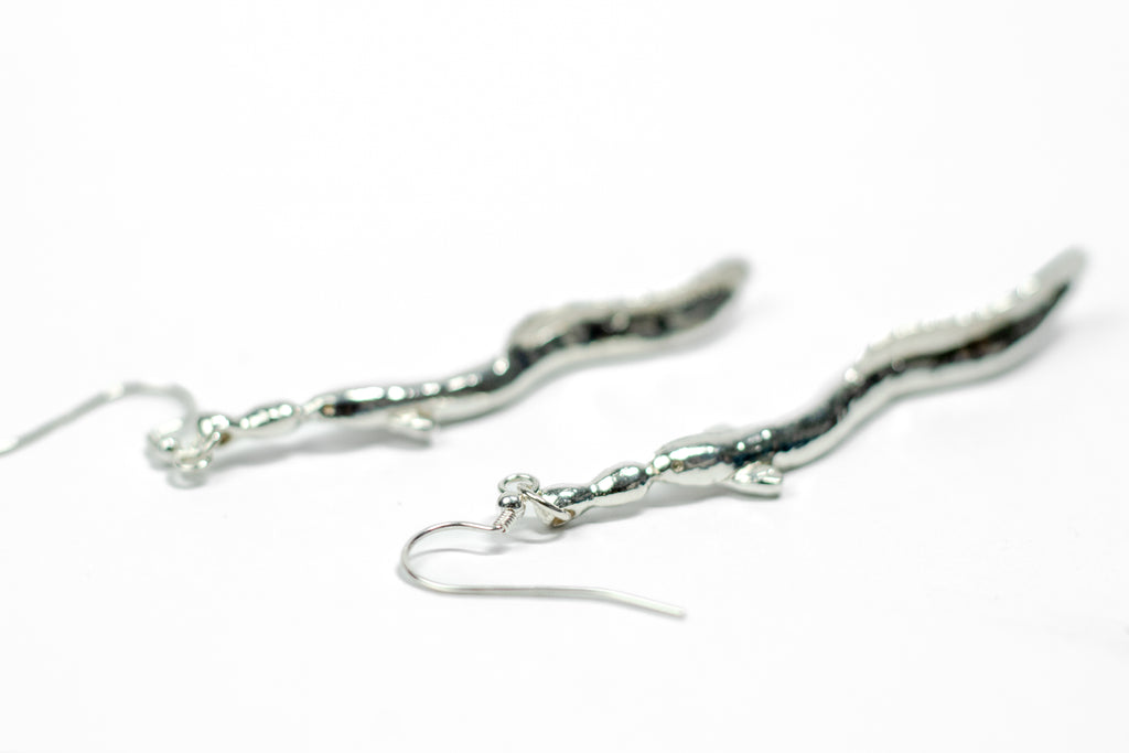 Eel earrings