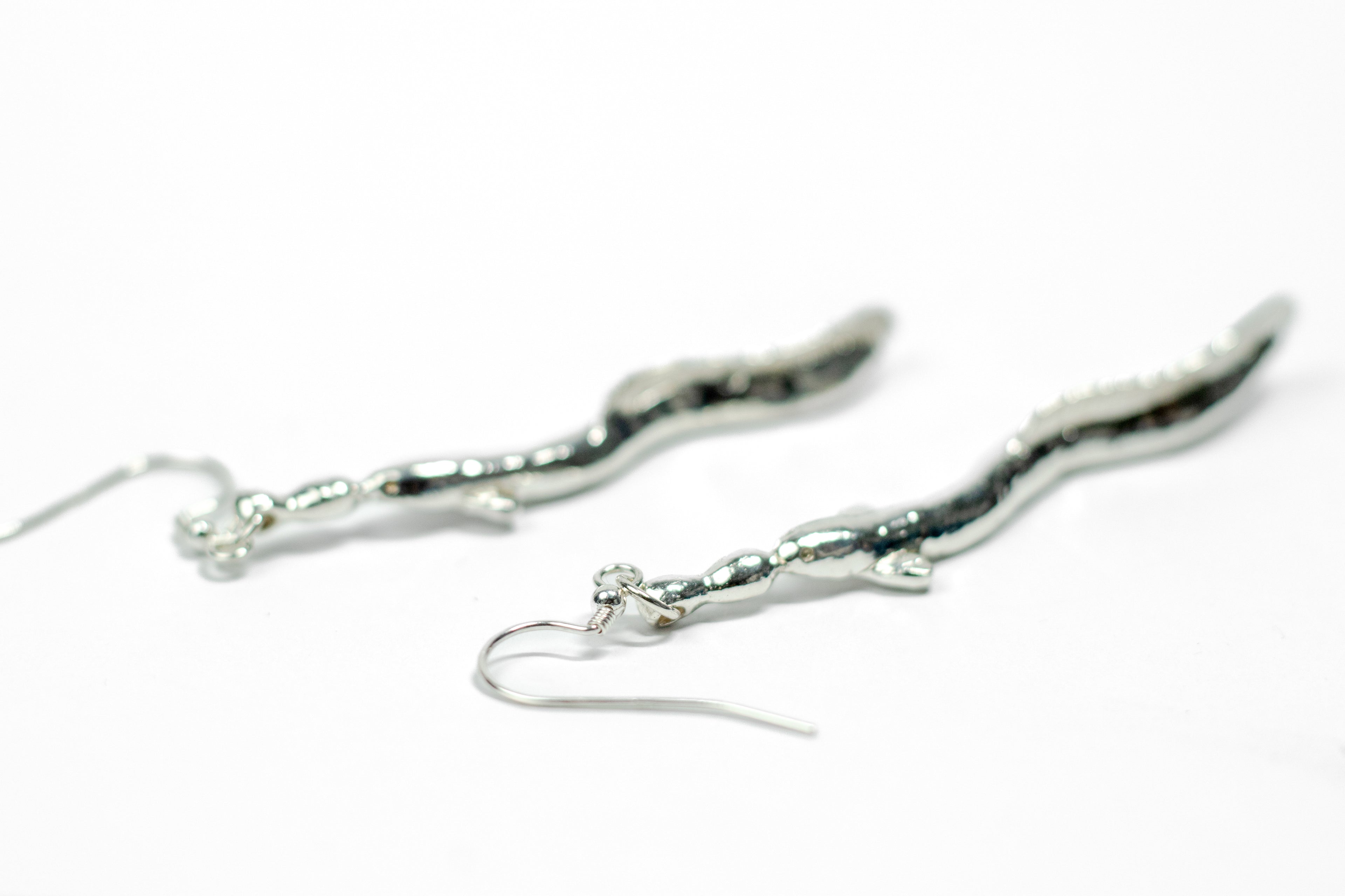 Eel earrings