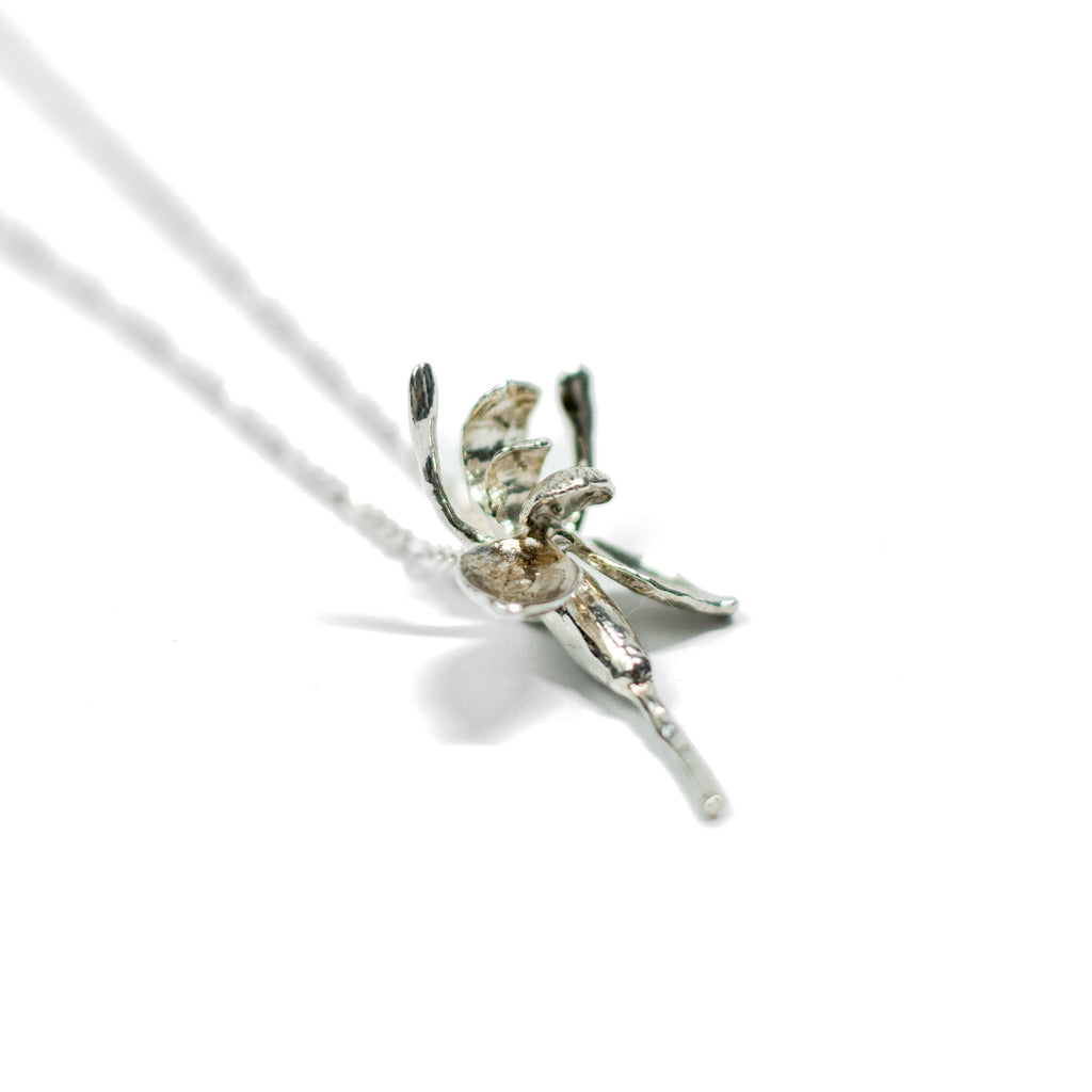 Orchid necklace