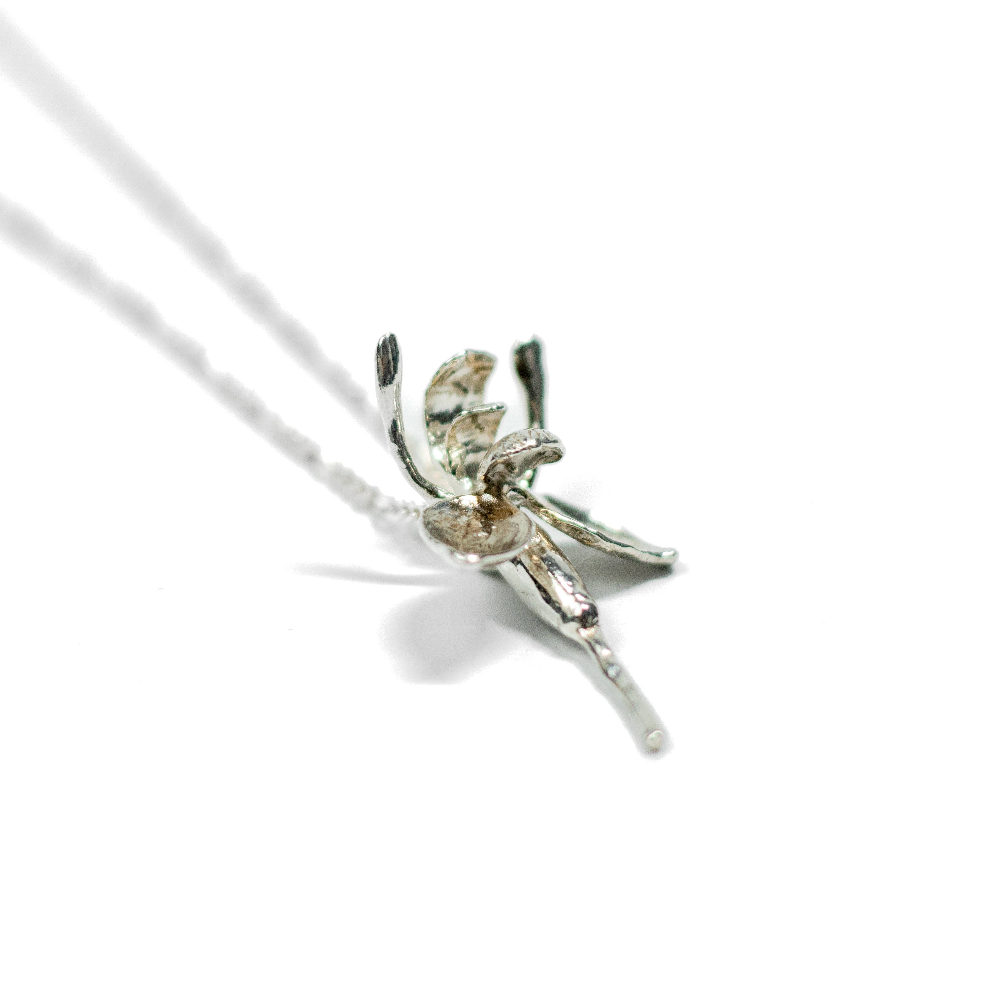 Orchid necklace