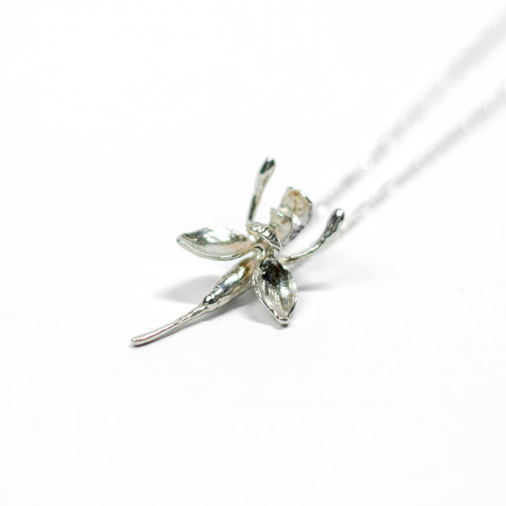 Orchid necklace