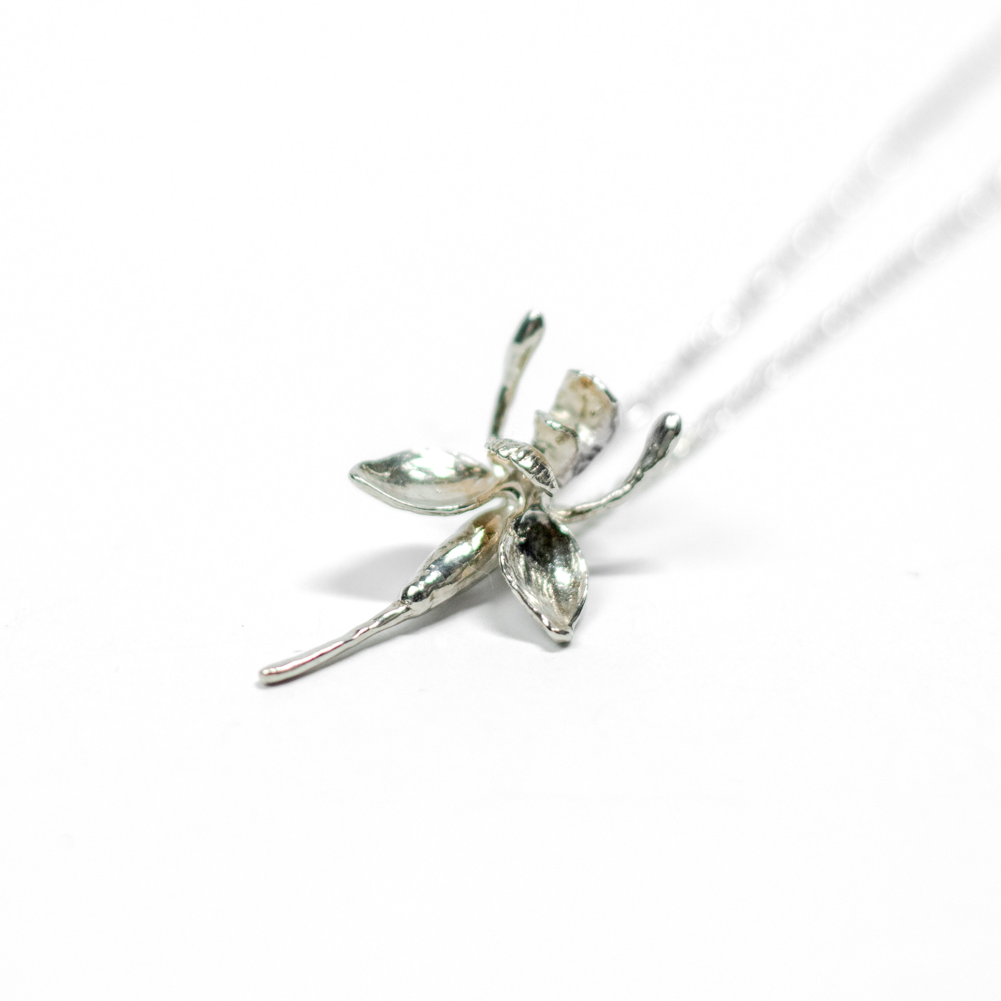 Orchid necklace