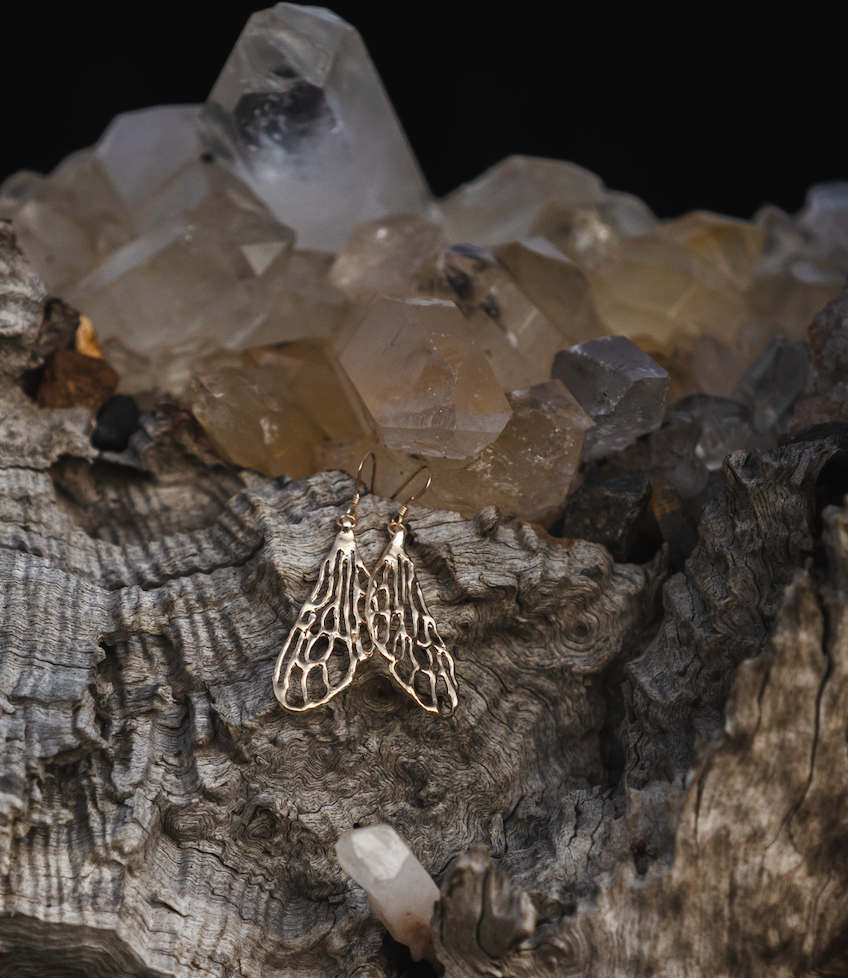 Honey bee earrings