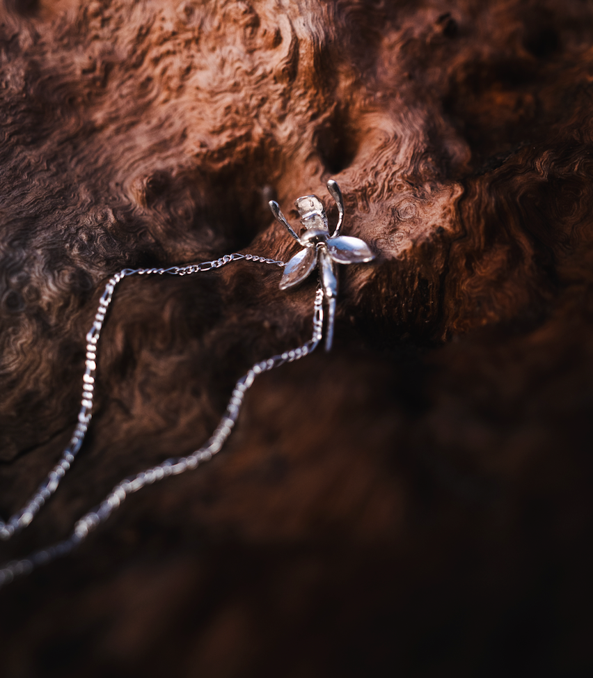 Orchid necklace